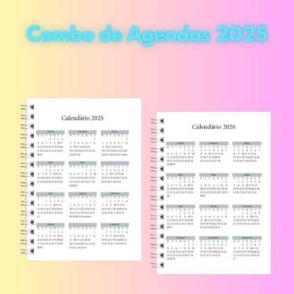Agenda 2 Dias Por Página 2025 - Arquivo Digital - Image 2